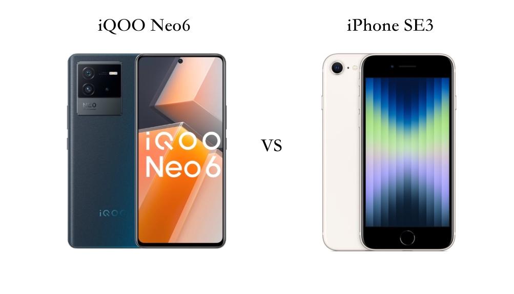 iQOO Neo6 与 iPhone SE3全面对比哪个好（通过5个方面的参数配置对比，区别很明显）