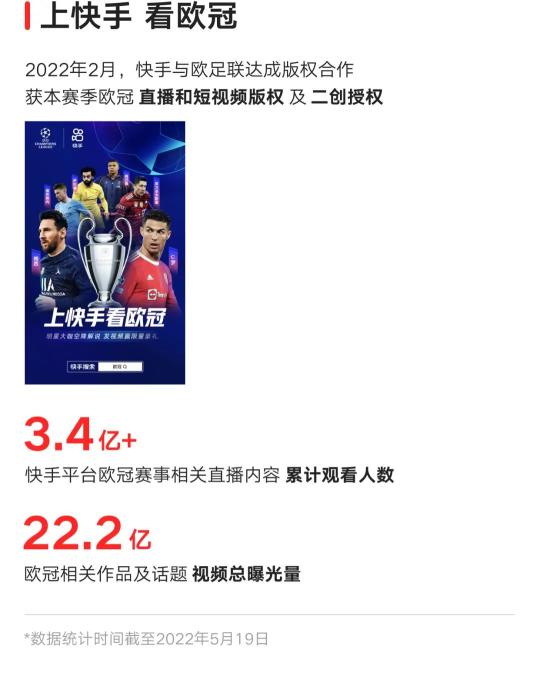 快手2022Q1财报最新相关信息（营收同比增长23.8%超预期，总流量同比增长50%）