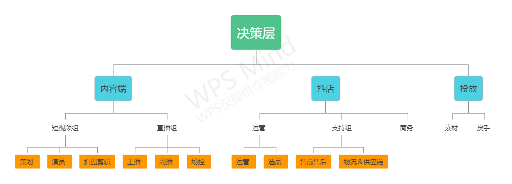 抖音的运营管理模式（抖音直播电商组织架构搭建，决策层必读）