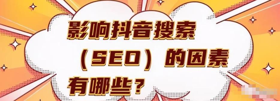 抖音seo关键词排名技术（抖音视频seo软件）