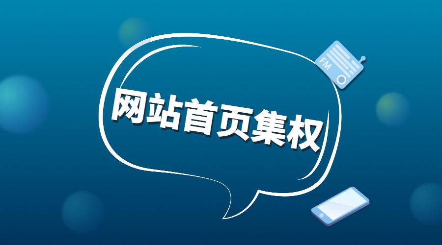 首页集权怎么做（seo网站排名策划）