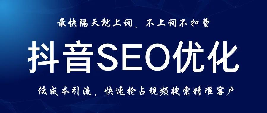 关于抖音搜索关键词优化（抖音seo关键词排名技术）