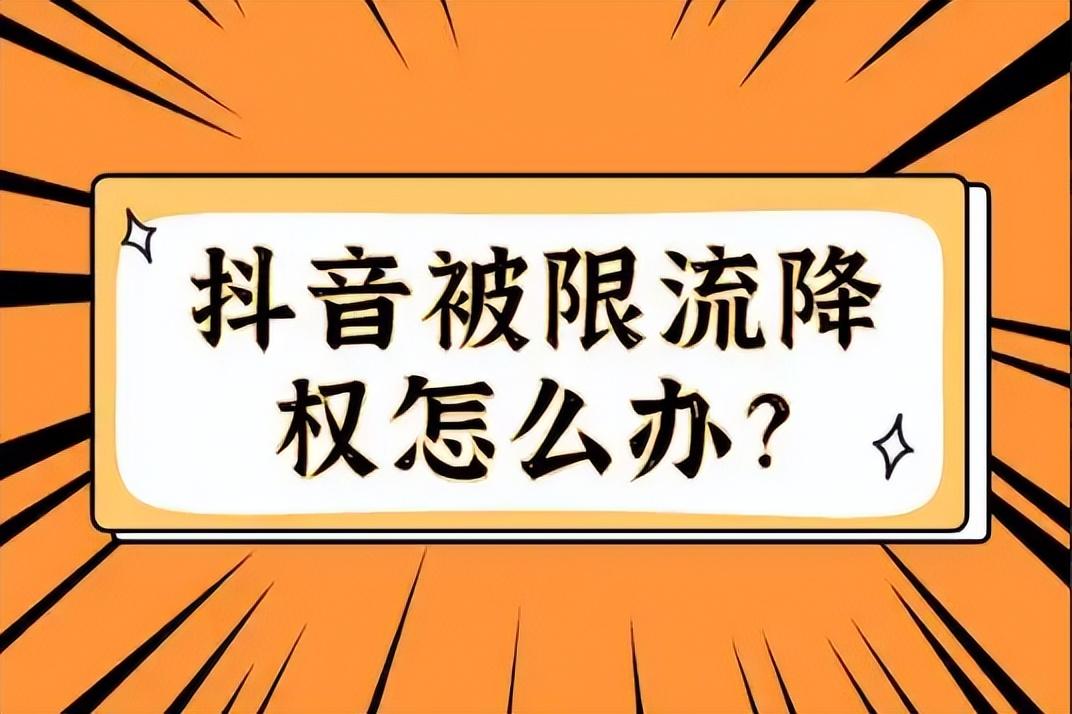 怎么看抖音号是否被限流降权（抖音被限流还可以发作品吗）