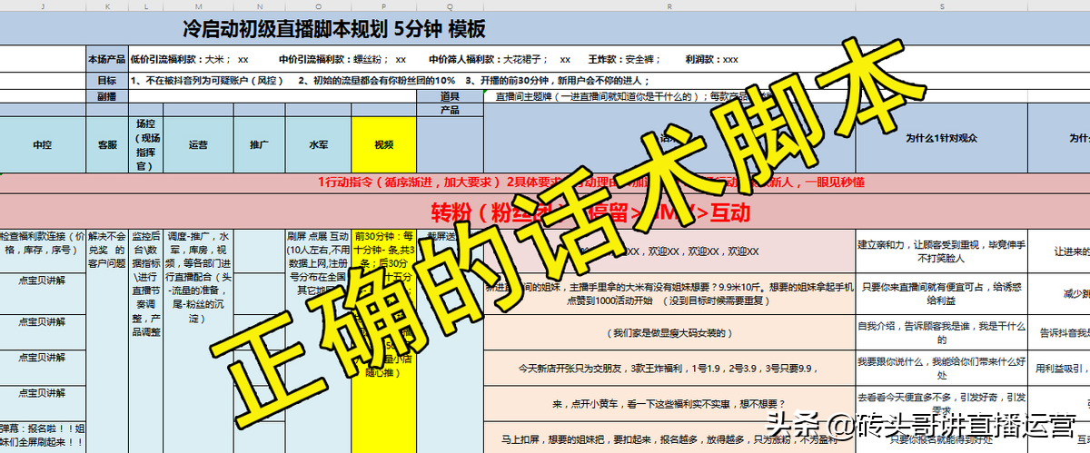 抖音直播带货开场白怎么说（抖音直播间带货爆单话术）