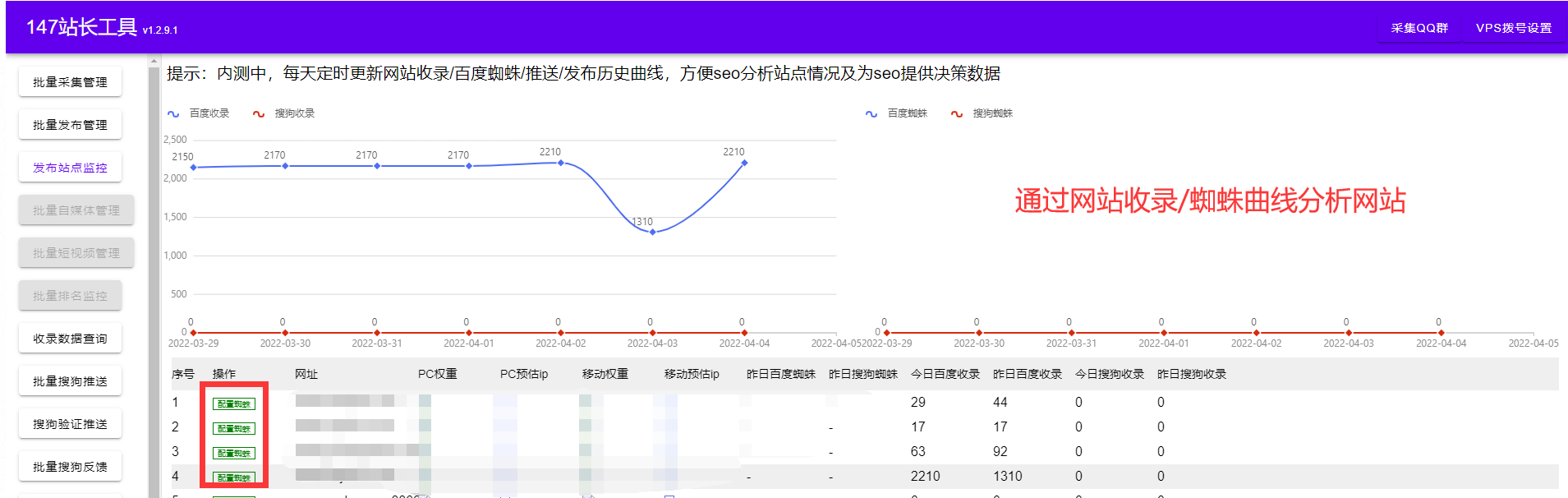 网站蜘蛛爬取日志在哪里看（网站收录查询的方式有哪些种类）