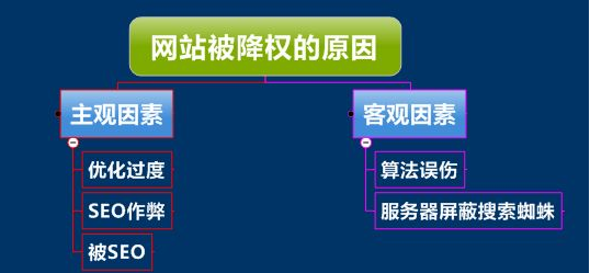 网站优化包括对什么优化（网站被降权后有什么表现）