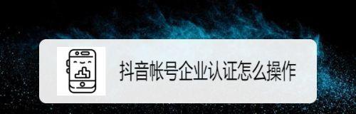 抖音企业认证费用多少钱（探究抖音企业认证的价格和付费方式）