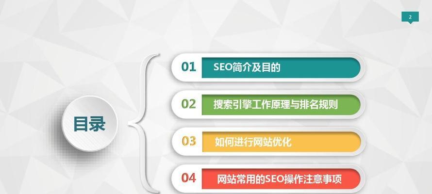 解决你对SEO优化的疑惑（掌握SEO优化常见问题，轻松排名第一）