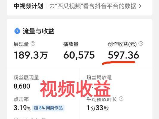 抖音播放量多少有收益（探究抖音平台用户获得收益的关键）