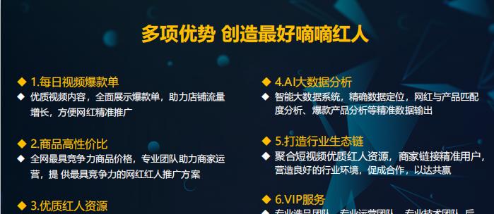 短视频带货平台大盘点（哪个平台更优秀，为你提供更多商机？）