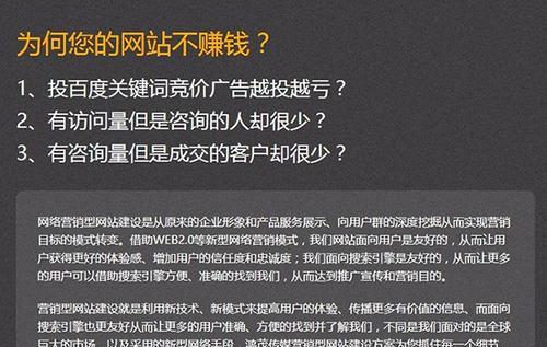 如何打造营销型网站，提高搜索引擎收录率（从网站设计、优化到内容创作的全面指南）