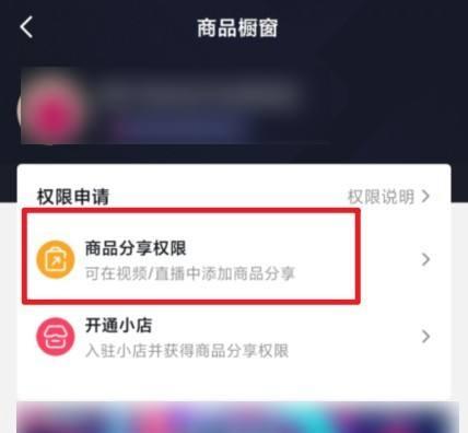 抖音直播开通商品橱窗功能详解（实现商品直播营销的关键步骤和技巧）