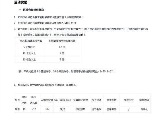 抖音视频伙伴计划详解（让你的创意变现）